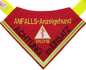 Epilepsie Anfalls-Anzeigehund im Einsatz