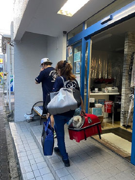 team beck　保護活動　出発