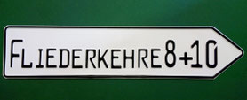 Pfeil Schild Hinweis Schild