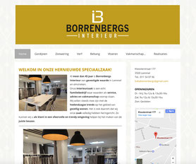 Dirk Van Bun Communicatie & Vormgeving - ontwerp - copywriting - Website Borrenbergs Interieur