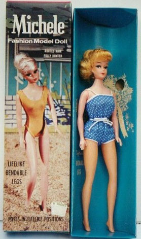 Michelle doll by Davtex, looks exatly like first edition Petra but with twist waist body, also same doll as Denise.