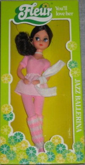 Second variant of Jazz Ballet/Ballerina NRFB in light green box. Photo from Worthpoint.