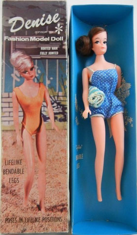 Denise doll by Davtex. Lookalike of first edition Petra with twist waist body.