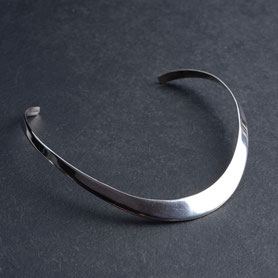 70/80er Jahre Sterling Halsreif, 925 Silber, Mexico, vintage Schmuck, mishmish