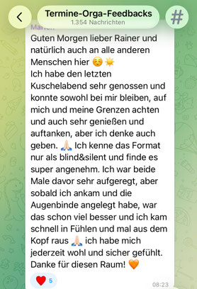 Teilnehmer Feedback
