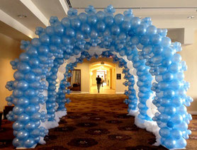 tunel de globos bautizo