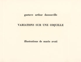 Dassonville Mario Avati Variations Coquille Gustave Arthur