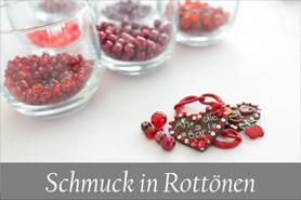 Trachtenschmuck Perlen Kropfband rot