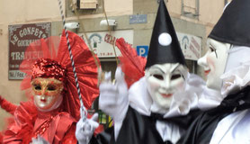 le carnaval de Limoux. Les Femnas et Le Paradou