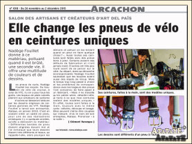 Article de presse sur le Bassin d'Arcachon en 2015