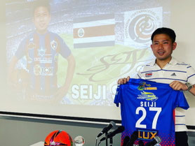 卒園生 斎藤誠司 (サッカー選手)入団会見２