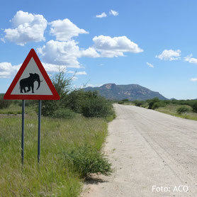 Gute Strassenverhältnisse in Namibia