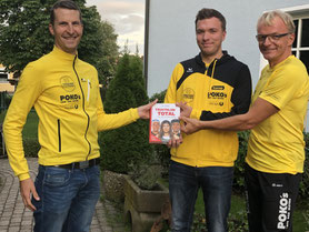 v.l.n.r. Fabio Richlan – Sportreferent, Erik Wallner – Nachwuchsreferent, Andreas Wallner – Präsident TrumerTriTeam