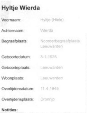 Document Herman van der Vegte