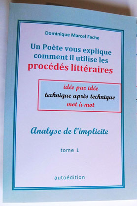 Ouvrage didactique : les procédés littéraires en poésie