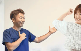 治療前に体の状態を確認
