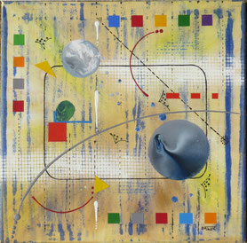 génération - daluz galego peinture tableau abstrait abstraction