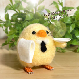 作家作品　ひよこ3対セット 作品紹介.221：ラベル版画™209「ひよこ3兄弟」 | セロテープアート