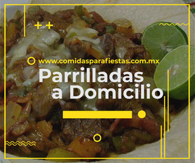 Tacos a domicilio y parrilleros a domicilio