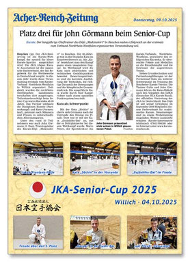 Karate Renchen, Karate-Dôjô Mukinshôri Renchen, JKA-Senior-Cup 2025, Willich