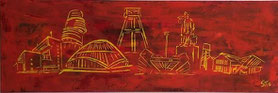 BOmmage 13, 40 x 120 cm, Preis auf Anfrage