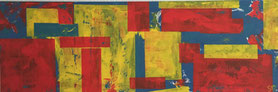 Abstract 2, Größe 40 x 120 cm, Privatbesitz