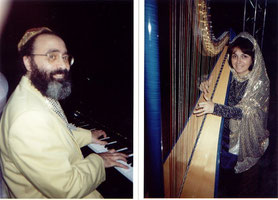 Nehama REUBEN & Shimon REUBEN. DUO REUBEN. harp & piano Concert Paris. 2000