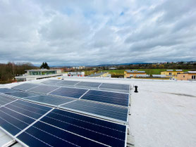 Flachdach PV-Anlage Nuernberg