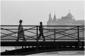 Par hasard sur le pont des Arts