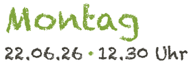 Mittwoch 4.6.25, 10 Uhr