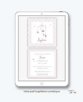  faire-part naissance fille numérique-électronique-Fairepart naissance digital-faire part numérique-pdf numérique-faire part connecté-petit mobile-nuage-oiseau-plume-faire part à imprimer soi-même-faire-part à envoyer par sms-faire-part à envoyer par mail