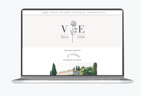 Site internet de mariage-Site de mariage-Site internet de mariage-wedding site-site internet assorti au faire-part-site internet de mariage- elegant-raffiné-monogramme - fleurs-pictogrammes