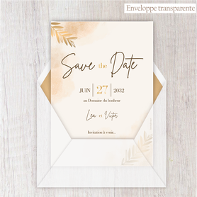 Save the date mariage gif animé- Save the date mariage virtuel-Save the date mariage digital-Save the date mariage numérique animé-électronique-à envoyer via les réseaux sociaux-whatsapp-facebook-messenger-mms-video-tiges végétales