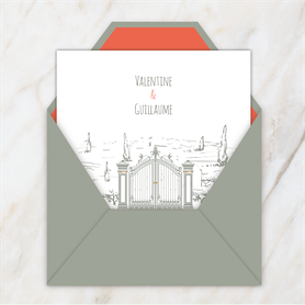 Faire-part mariage gif animé-faire-part mariage virtuel- faire part mariage digital-numérique animé-électronique-vidéo-à envoyer via les réseaux sociaux-whatsapp-facebook-messenger-mms-domaine-provençal-cyprès-portail fer-vigne-chic-vignoble