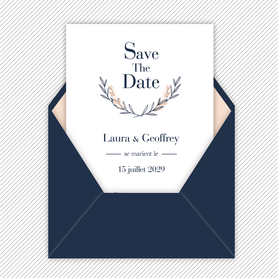 Save the date mariage gif animé- Save the date mariage virtuel-Save the date mariage digital-Save the date mariage numérique animé-électronique-à envoyer via les réseaux sociaux-whatsapp-facebook-messenger-vidéo-chic-élégant-monogramme-couronne lauIierr