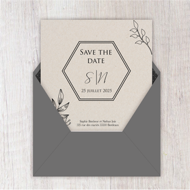 Save the date mariage gif animé- Save the date mariage virtuel-Save the date mariage digital-Save the date mariage numérique animé-électronique-à envoyer via les réseaux sociaux-whatsapp-facebook-messenger-mms-video-feuillage -kraft