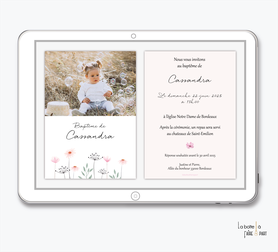 faire-part-baptême-fille-numérique-faire-part-baptême-électronique-faire-part-numérique-pdf-imprimable-pdf-numérique-faire-part-connecté-bouquet-de-fleur-champêtre-faire-part-à-imprimer-faire-part-à-envoyer-par-sms-mms-par-mail-par-réseaux-sociaux
