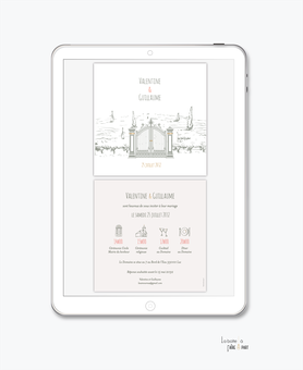 faire-part mariage numérique-faire part mariage digital-faire part numérique-faire part mariage -faire-part à envoyer par mms-par mail-réseaux sociaux-whatsapp-facebook-messenger-domaine-provençal-cyprès-portail en fer-vignes-chic-vignoble-timeline