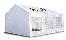 Partyzelt 3m x 6m, ca. 24 Personen