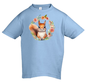 T-Shirt Floral Squirrel Nr. 4