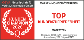 Siegel für Träumeland-Matratzen