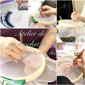 オートクチュール刺繍教室、リュネビル刺繍教室　Etsuko Narita　Etsuko -Les belles Broderies-