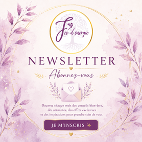 newsletter Fée d'énergie cabinet bien-être à Billom 