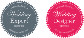 Certifications Wedding Expert et Wedding Designer de My Daydream Wedding, par la Wedding Academy