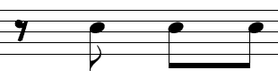 ギターアドリブ入門講座(8分休符、8分音符、8分音符、8分音符)