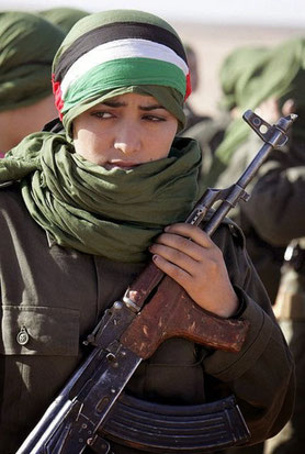 Fightere fra Frente Polisario