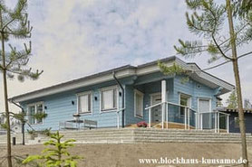 Blockhaus mit Wohn-/Nutzfläche 141 m² - Architektenhaus, Designhaus, Einfamilienhaus, Bungalow, Wohnhaus, Holzhaus