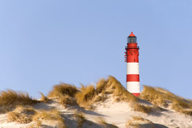 Amrumer Leuchtturm im Weltnaturerbe Wattenmeer