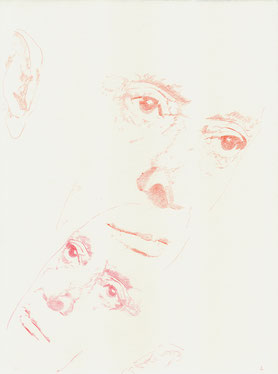 "Arnold Schönberg: »A Survivor from Warsaw« Nr. 17", 2014, 42 x 29,5cm,  © Konstanze Sailer