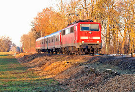 Tren cerca de Ingolstadt